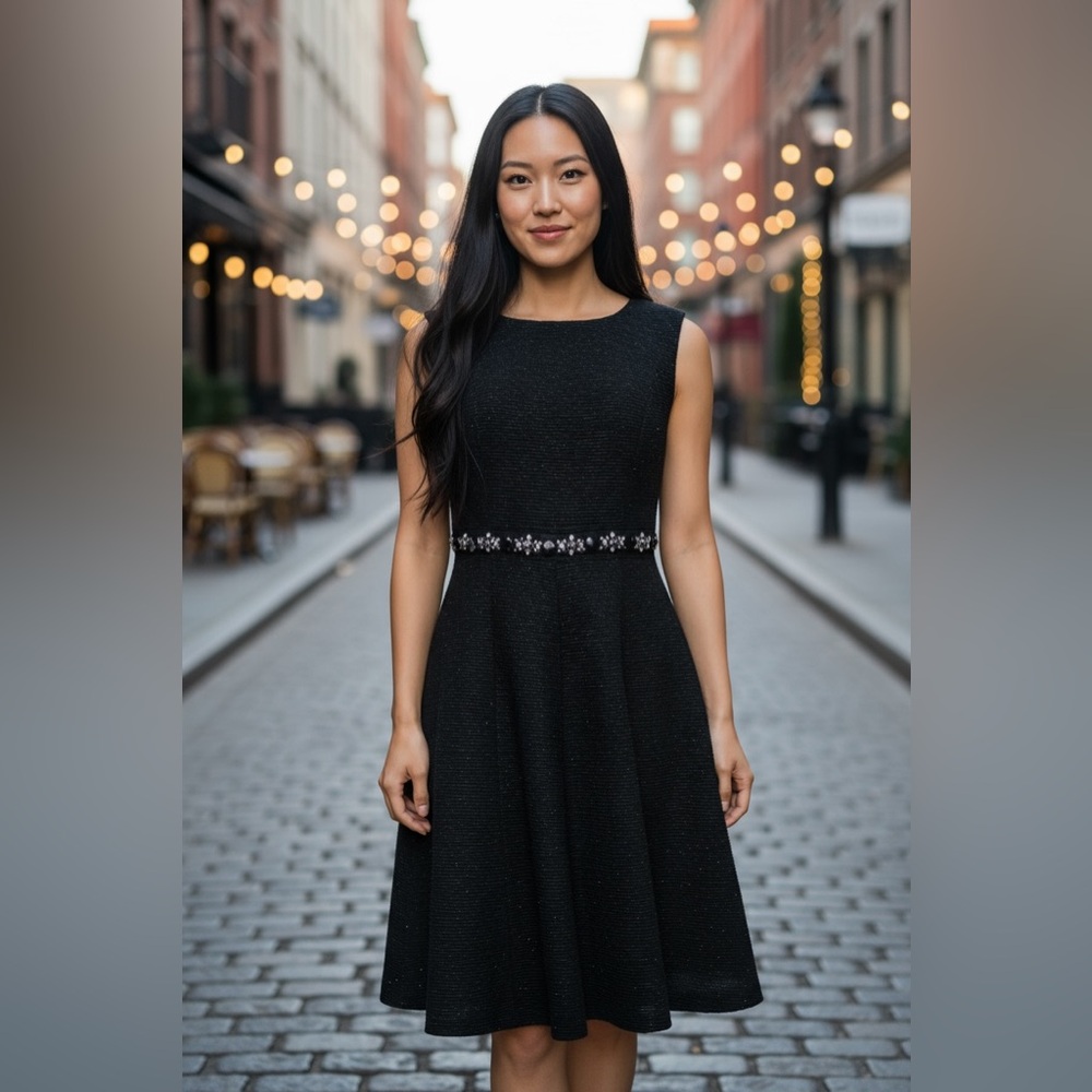 Scarlett size 14 sparkling black dress